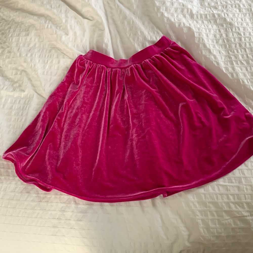 American Apparel velvet mini skirt